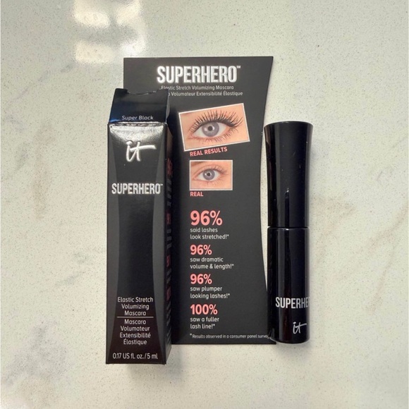 it cosmetics Other - 【Brand New】it cosmetics SUPERHERO Mascara in Super black travle size 5ml